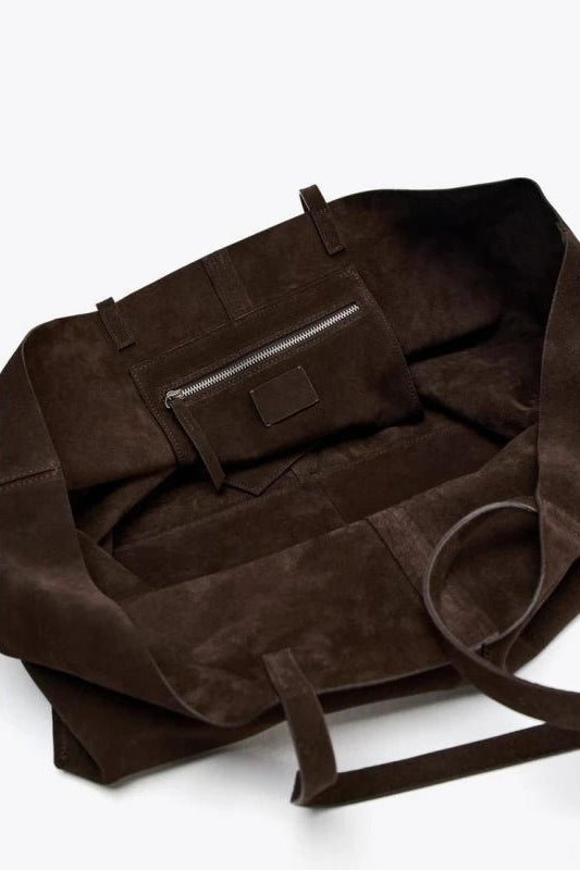 ZEYA - Keira Large Suede Tote Bag