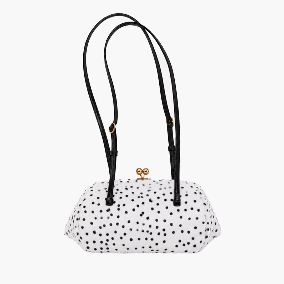ZEYA - Layla Cheetah Faux Fur Shoulder Bag
