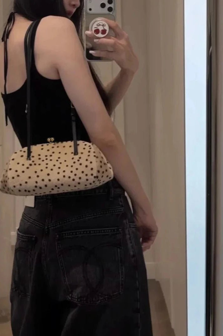 ZEYA - Layla Cheetah Faux Fur Shoulder Bag