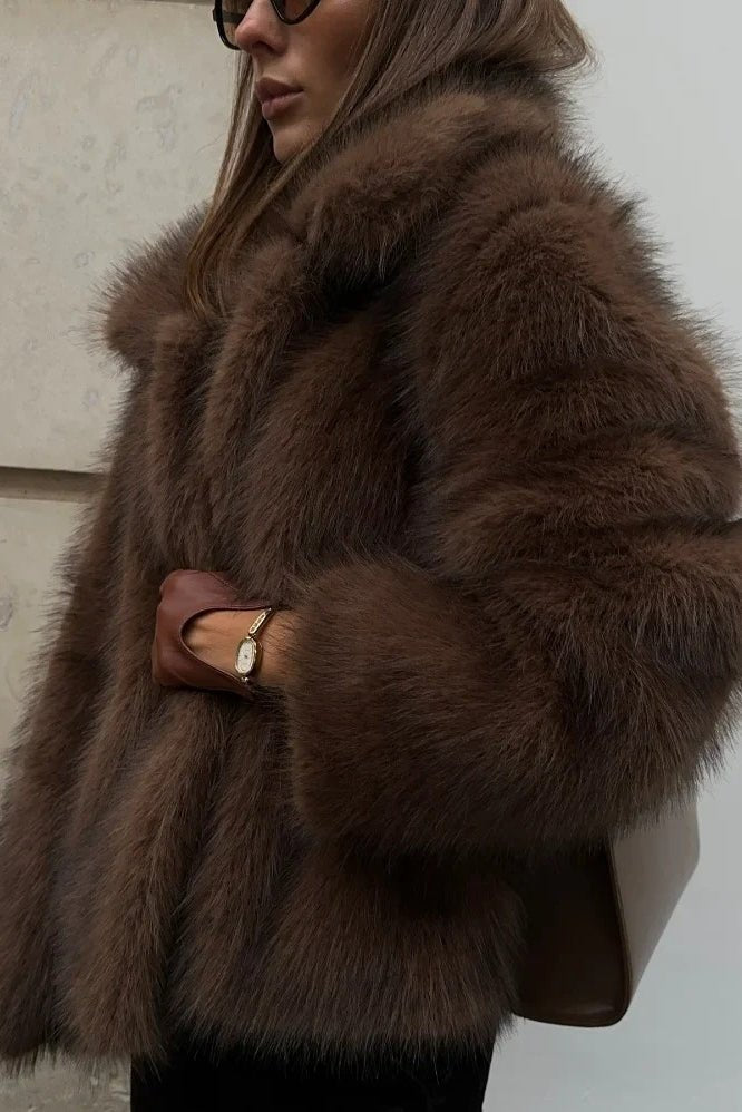 ZEYA - Lilibeth Faux Fur Short Coat