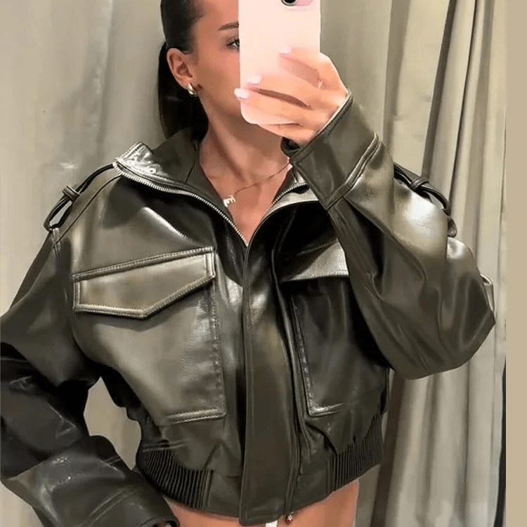 ZEYA - Lilo Faux Leather Jacket