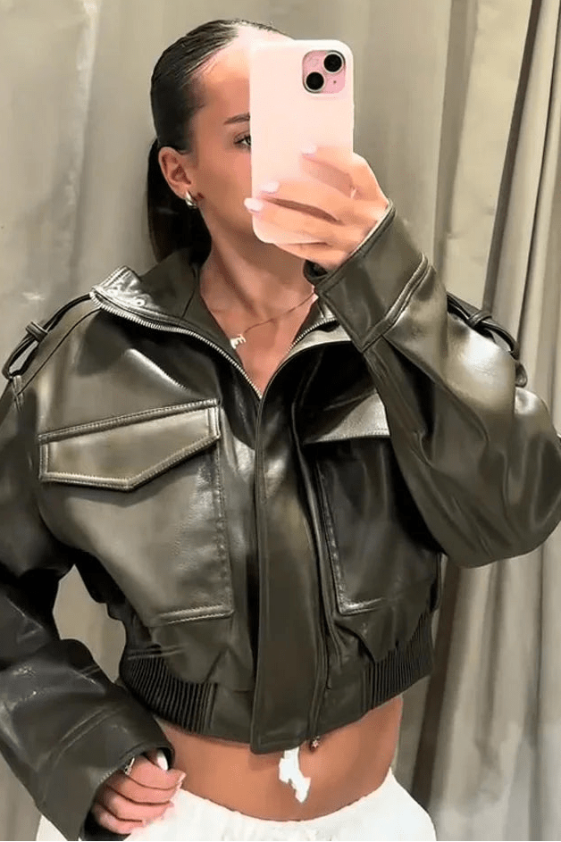 ZEYA - Lilo Faux Leather Jacket