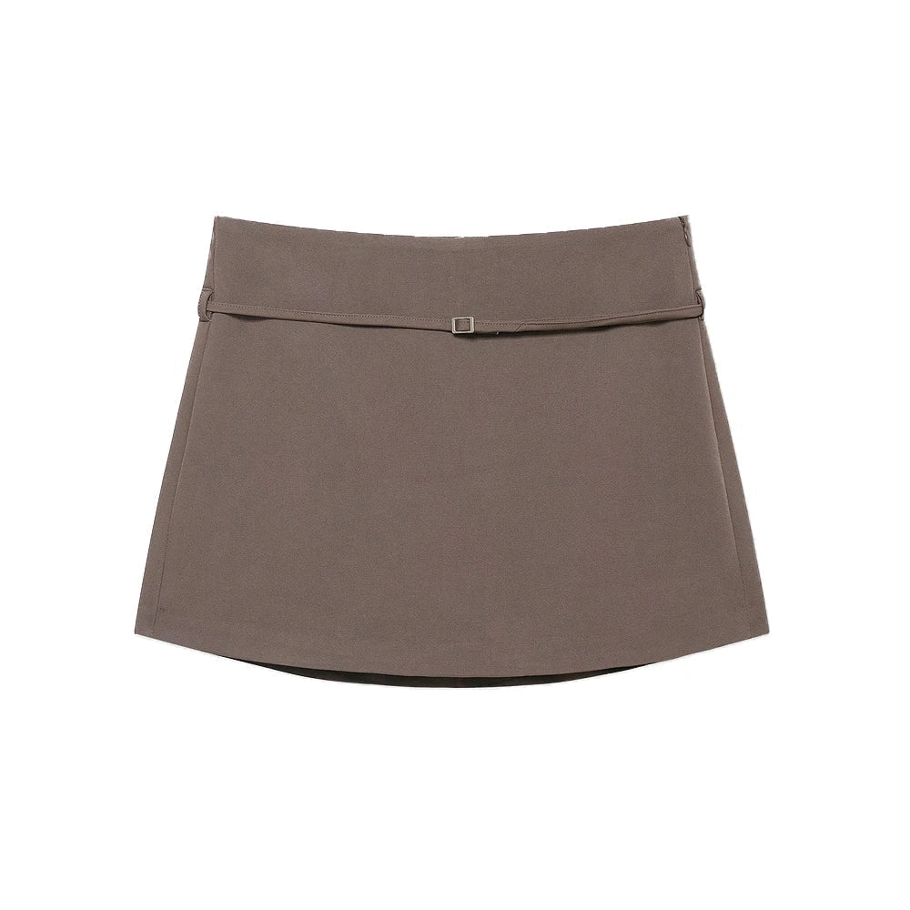ZEYA - Lola Side Zip Skort with Belt