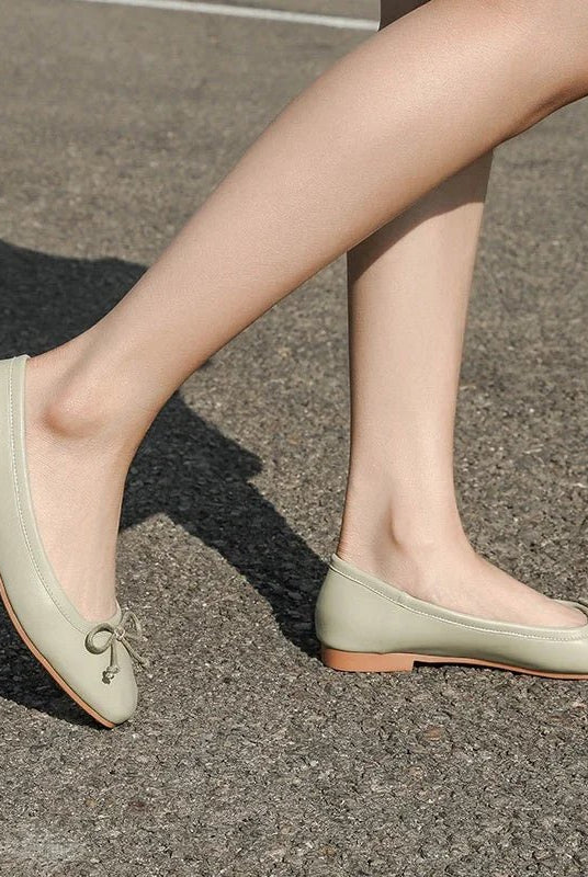 ZEYA - Lola Square Toe Ballet Flats