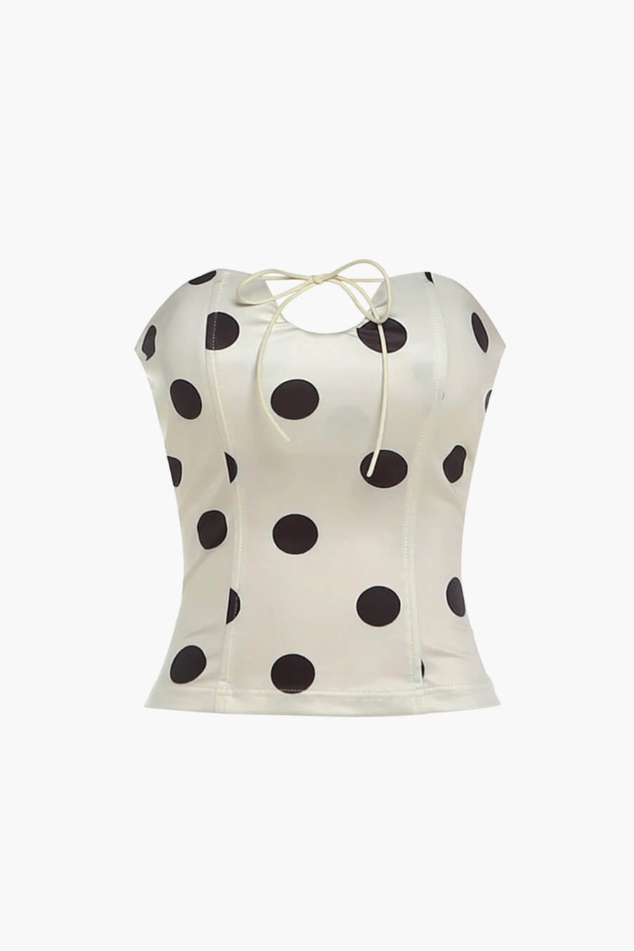 ZEYA - Lydia Polka Dot Strapless Top
