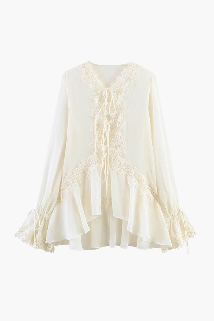 ZEYA - Maila Lace Cardigan Top