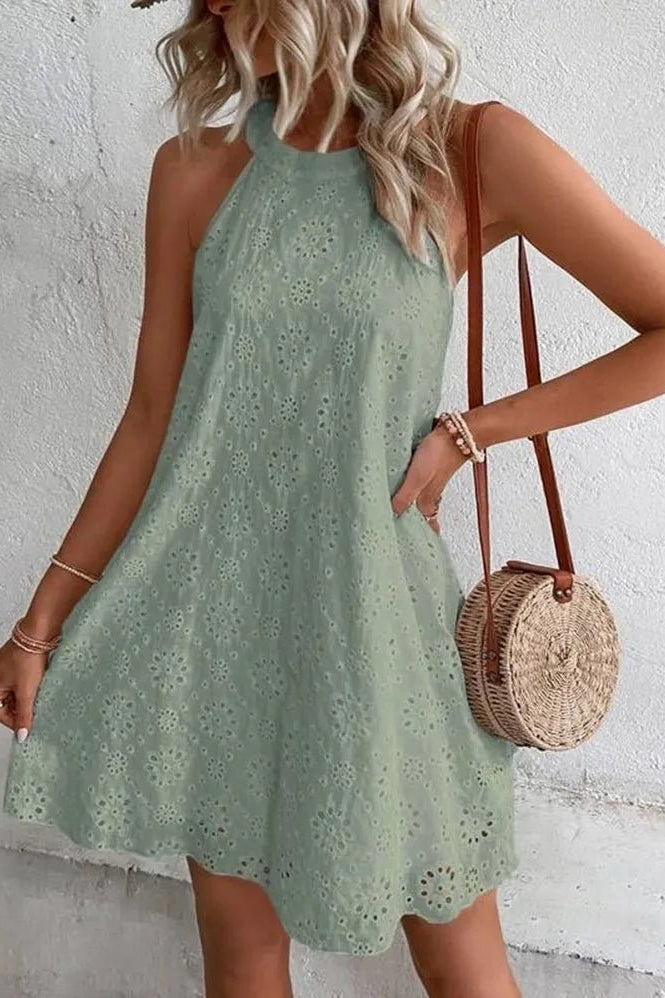 ZEYA - Maria Bohemian Embroidered Mini Dress