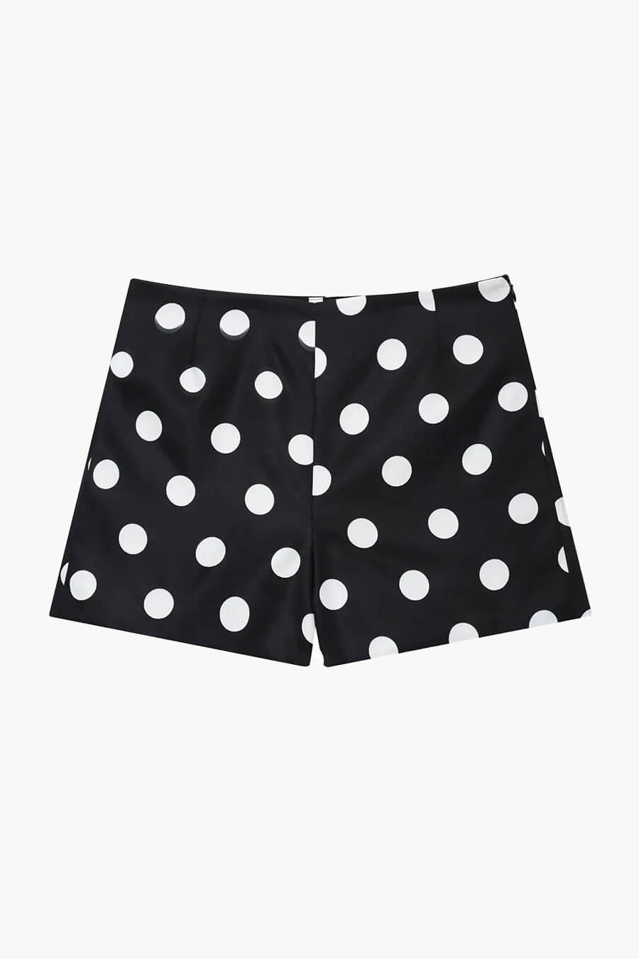 ZEYA - Marjorie Polka Dot High-Waisted Mini Shorts