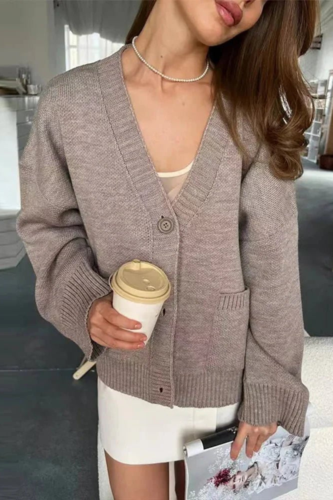 ZEYA - Melissa Elegant V Neck Cardigan