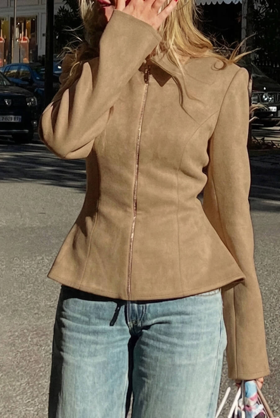 ZEYA - Mila Faux Suede Jacket