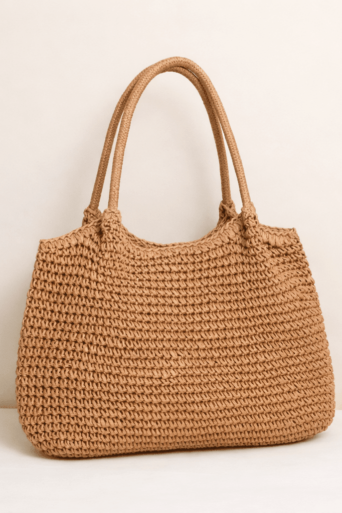 ZEYA - Mila Woven Straw Beach Tote