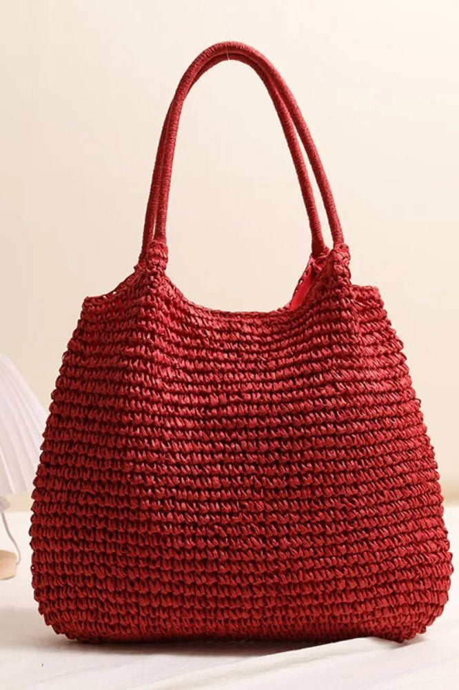 ZEYA - Mila Woven Straw Beach Tote