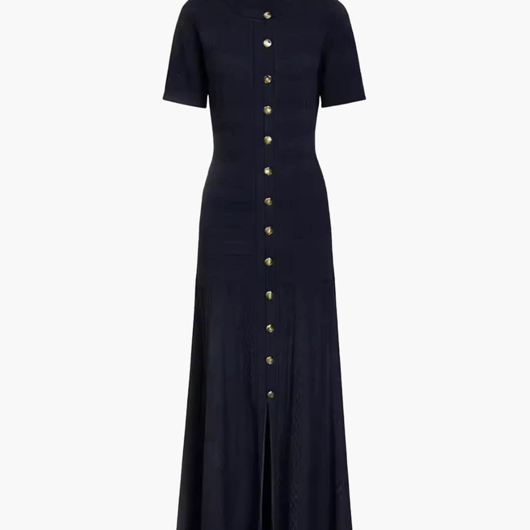 ZEYA - Milena Ribbed Knit Midi Dress