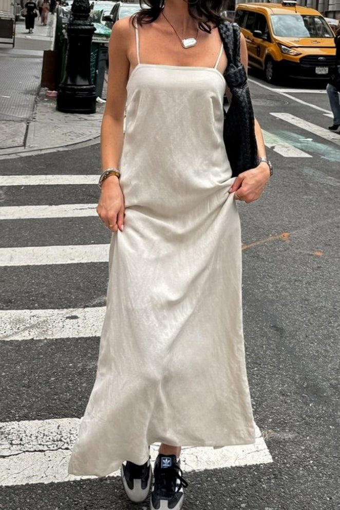 ZEYA - Minerva Loose Linen Maxi Dress