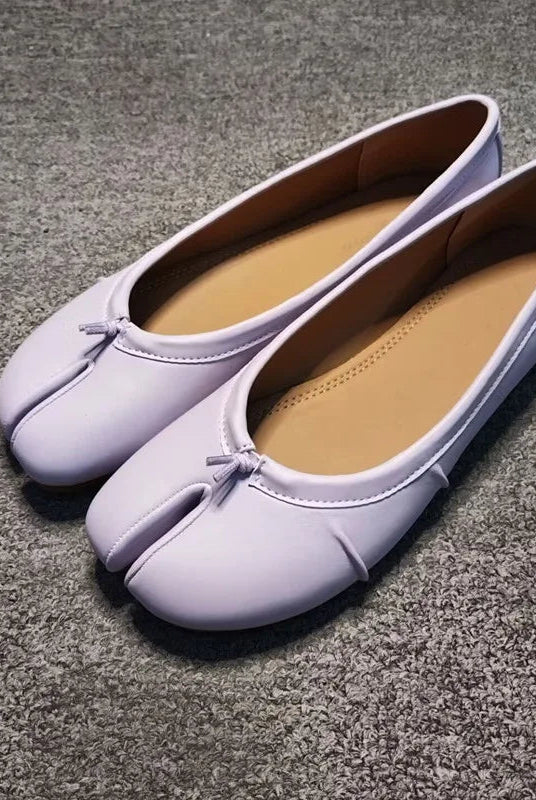 ZEYA - Miranda Split-Toe Leather Mules