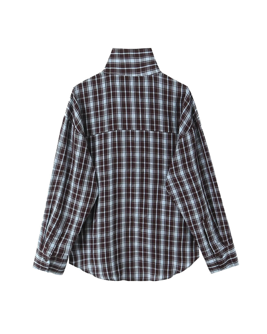 ZEYA - Monica Plaid Poplin Wrap Shirt
