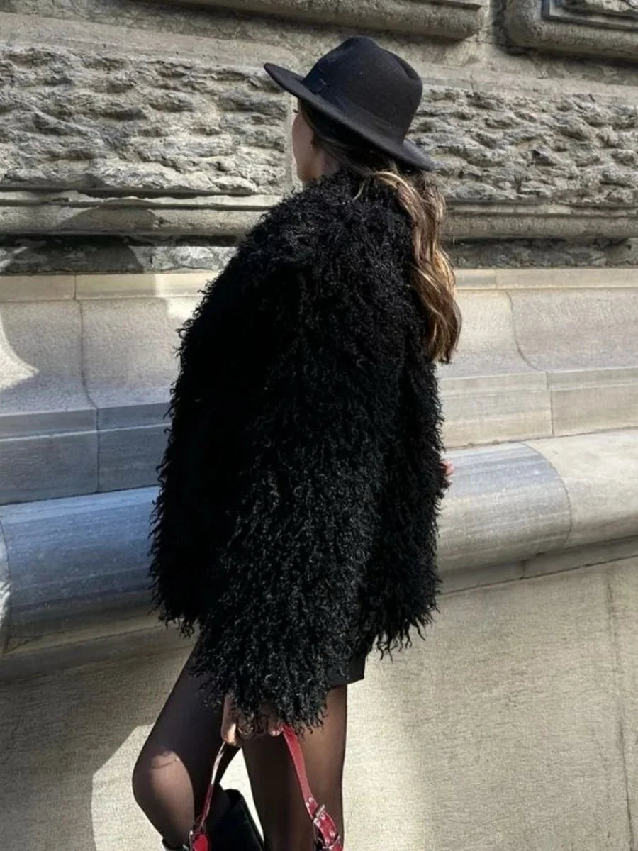 ZEYA - Nadine Short Faux Fur Coat