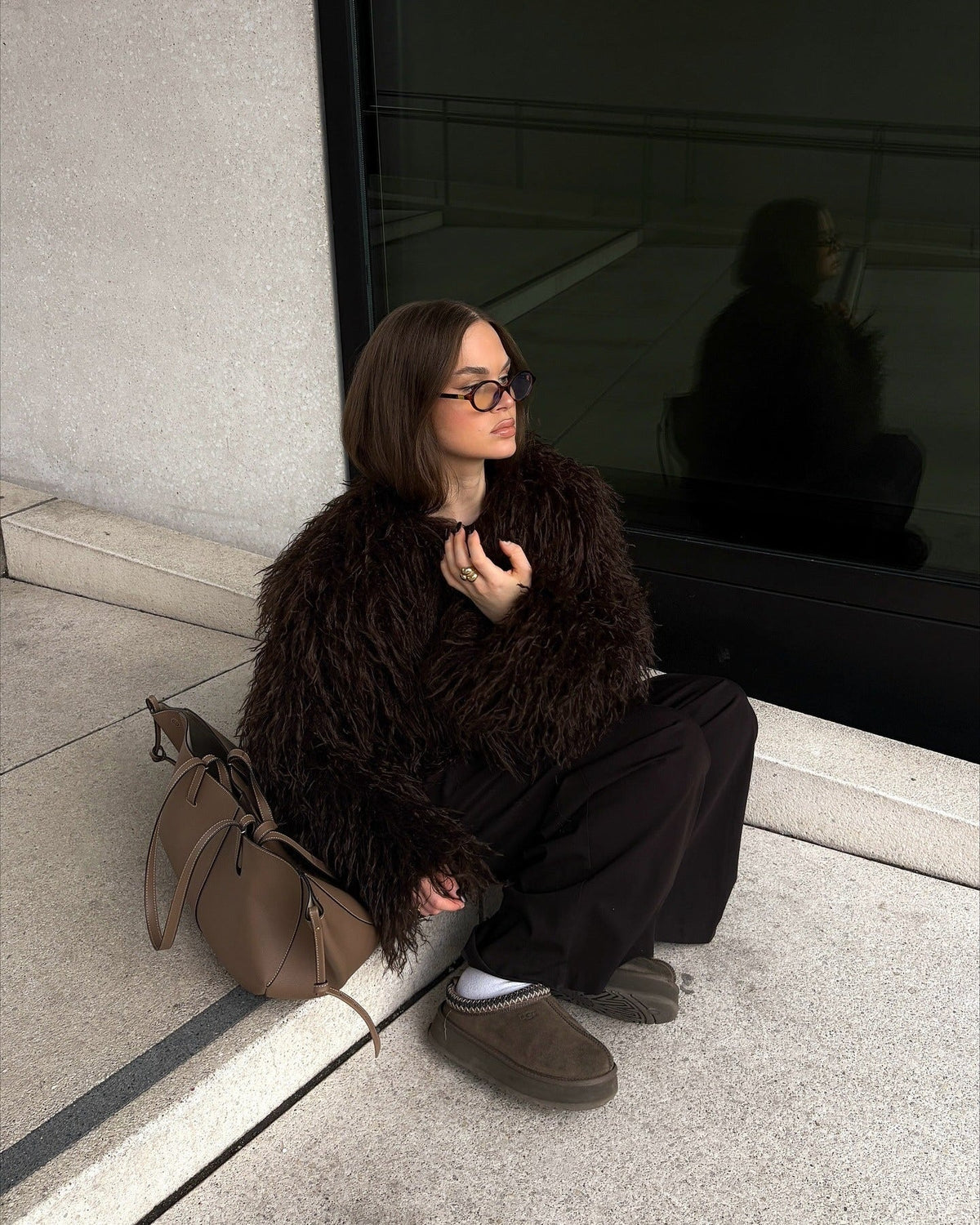 ZEYA - Nadine Short Faux Fur Coat