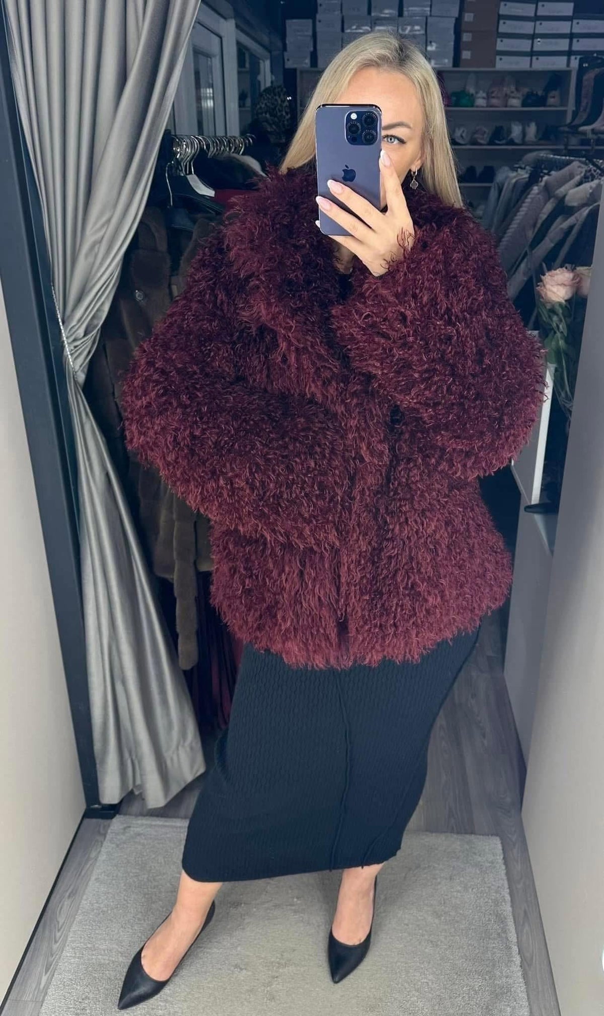 ZEYA - Nadine Short Faux Fur Coat
