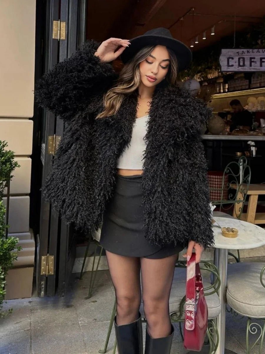 ZEYA - Nadine Short Faux Fur Coat