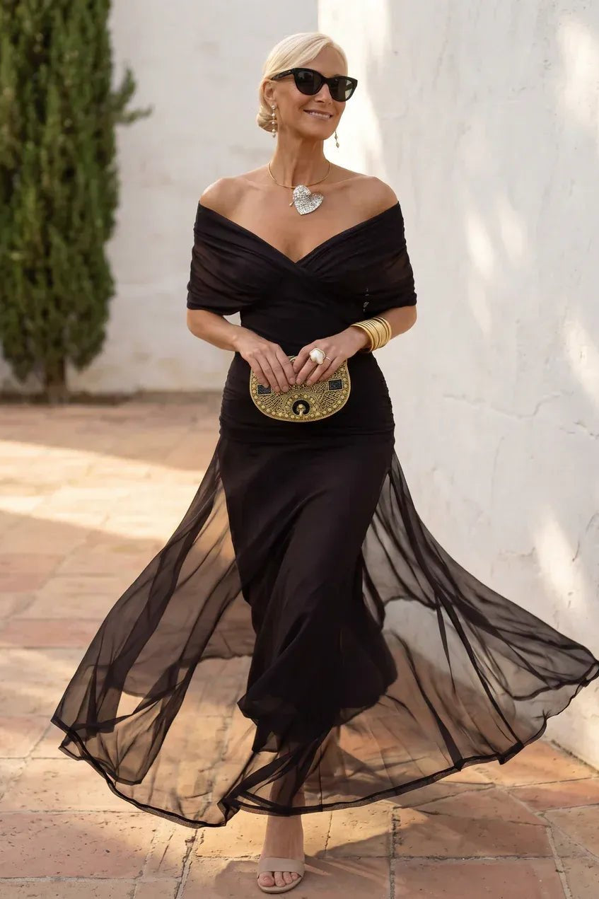 ZEYA - Naomi Mesh Maxi Dress