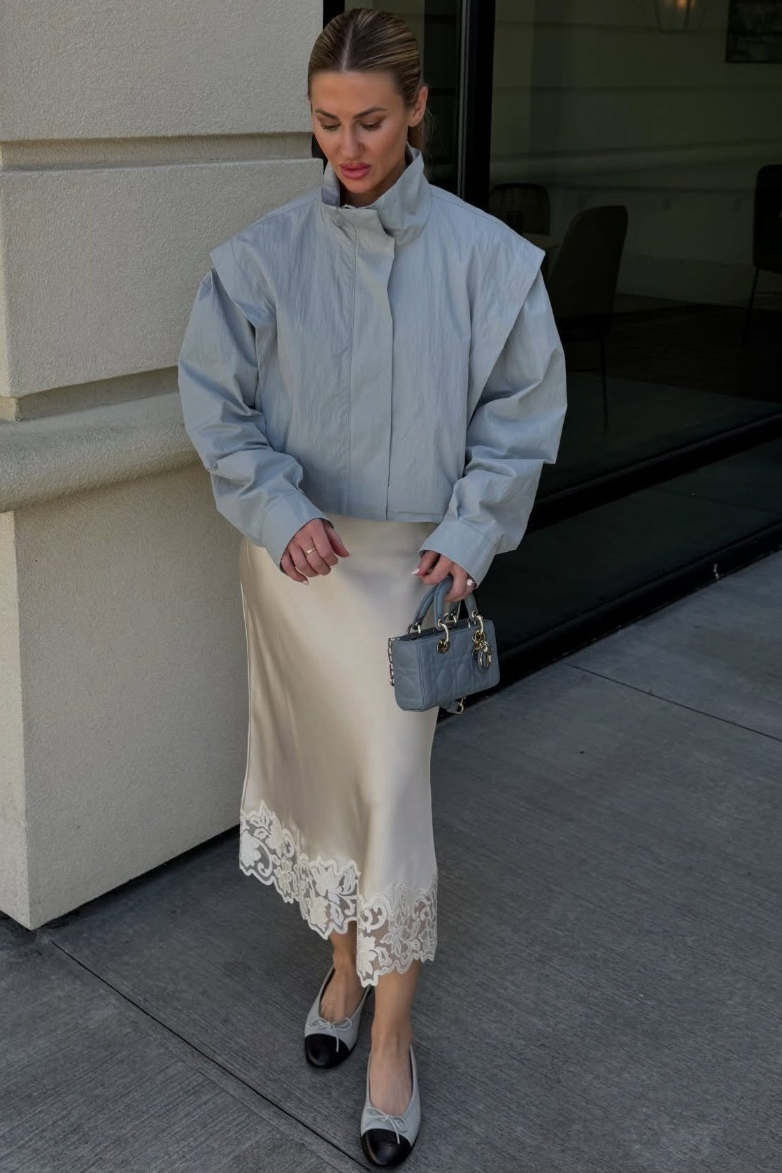 ZEYA - Natalie Cropped Windbreaker Jacket
