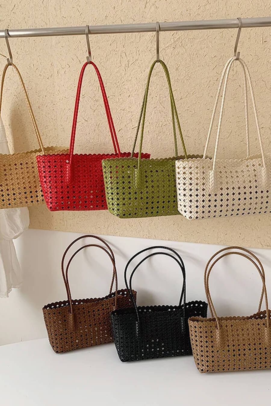 ZEYA - Nicole Woven Straw Tote