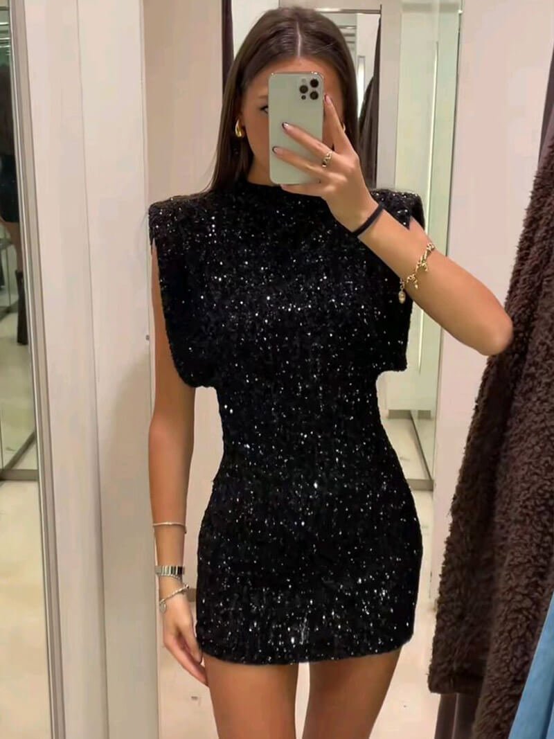 ZEYA - Nina Glitter Mini Dress
