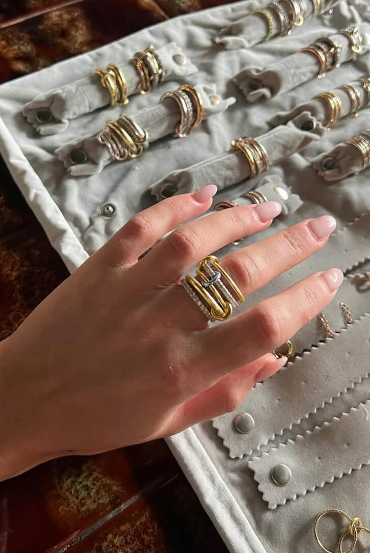 ZEYA - Ophelie Luxe Gemstone Five - Stack Ring
