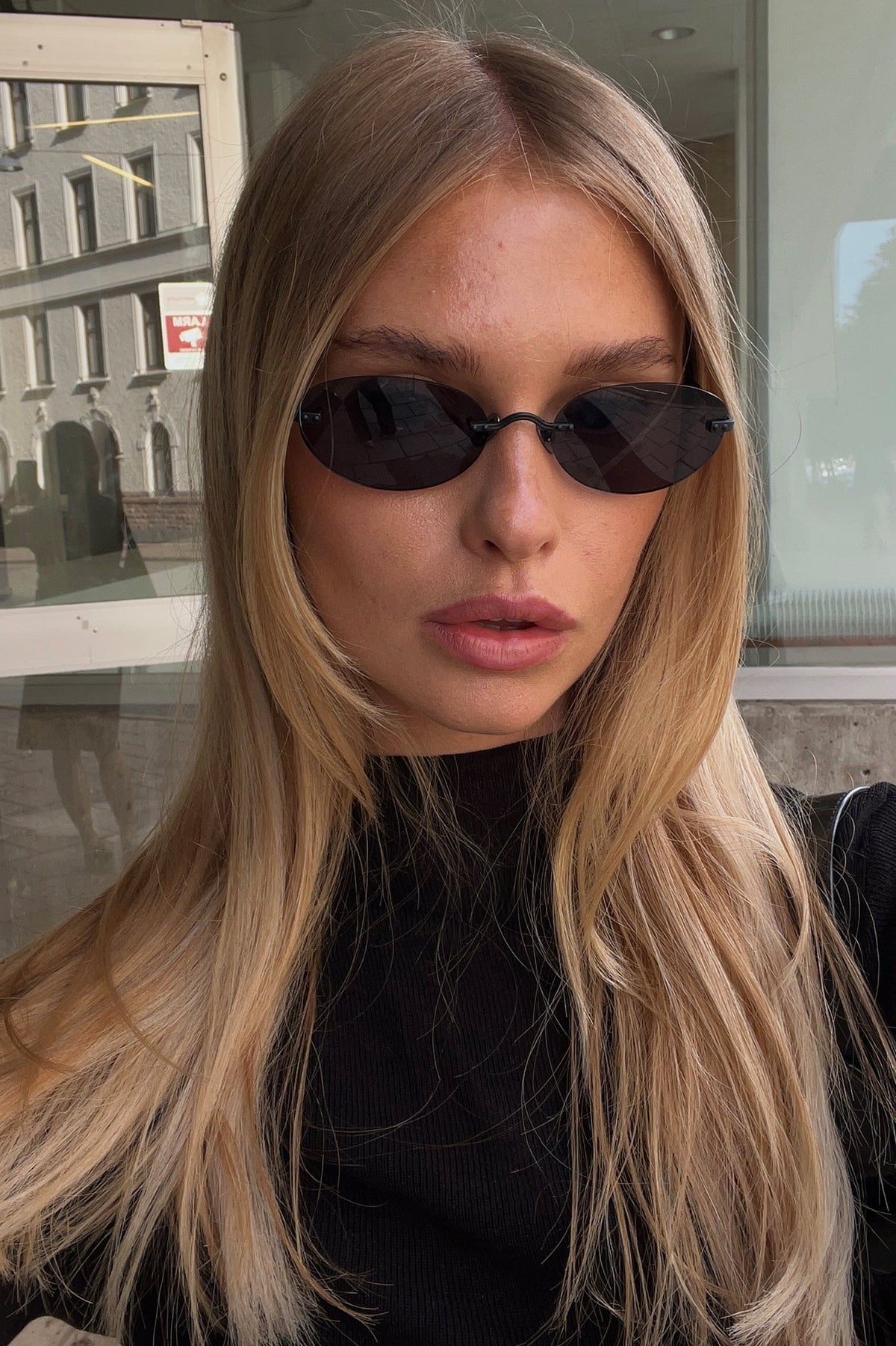 ZEYA - Patricia Frameless Retro Sunglasses