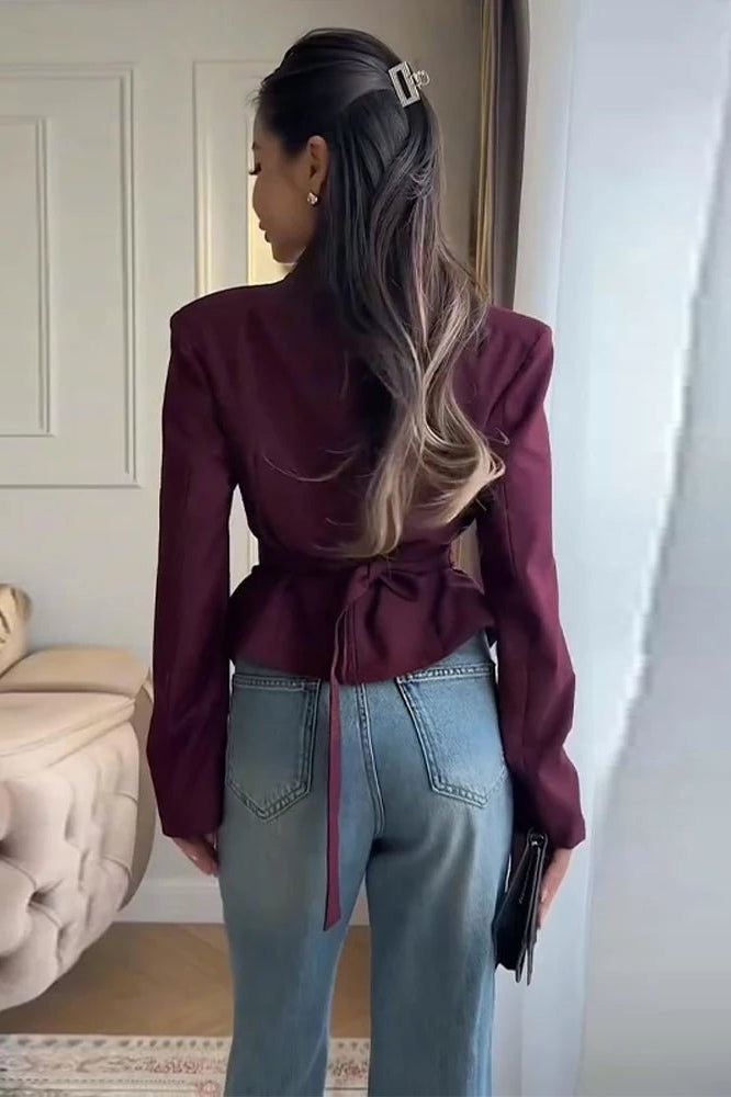 ZEYA - Patricia Structured Cinched Blazer