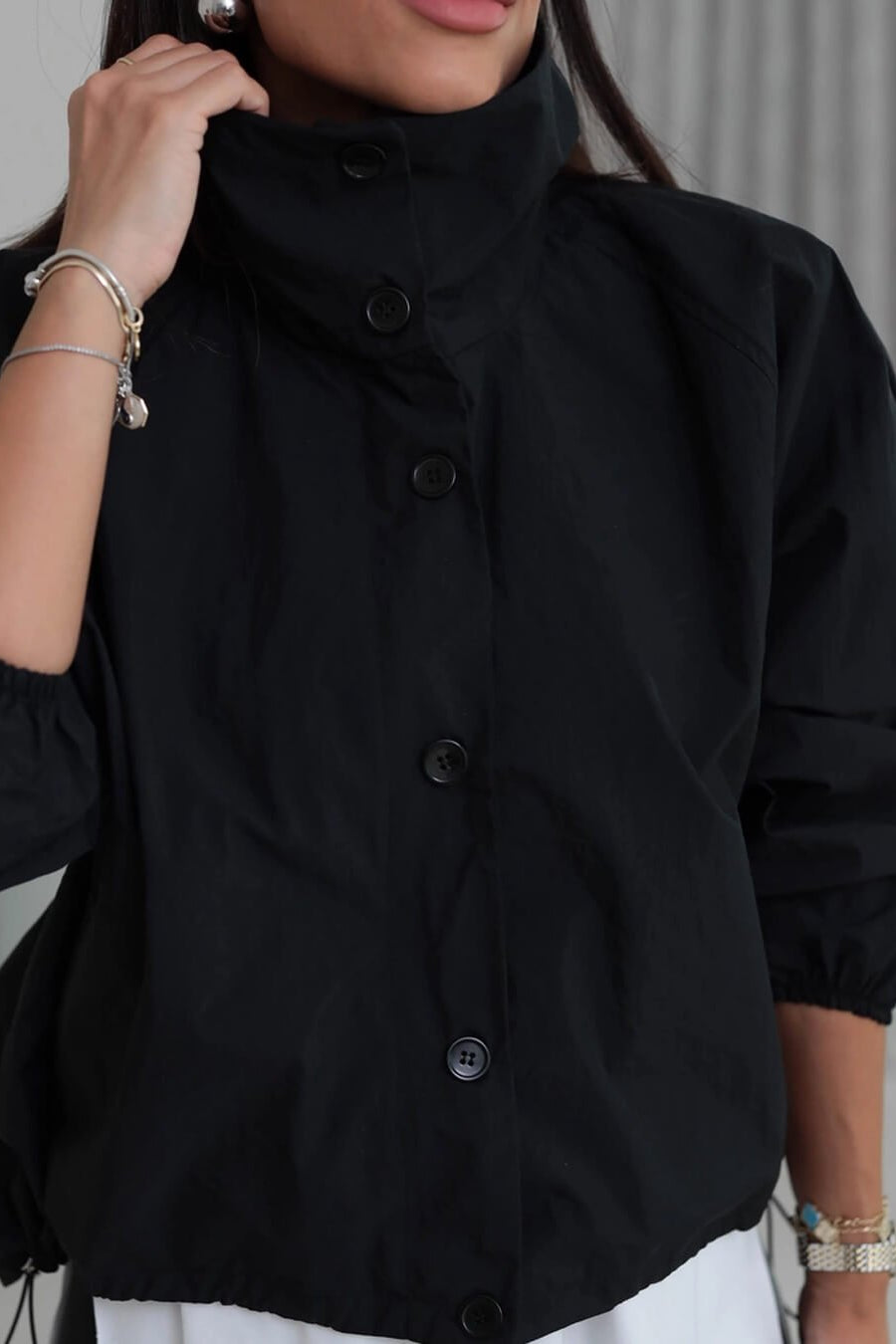 ZEYA - Polly High - Neck Bomber Jacket