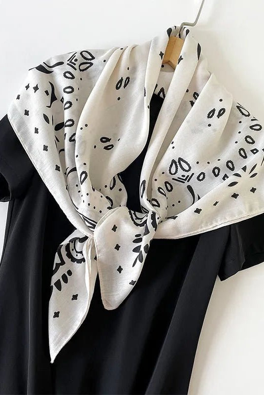 ZEYA - Portia Paisley Square Scarf