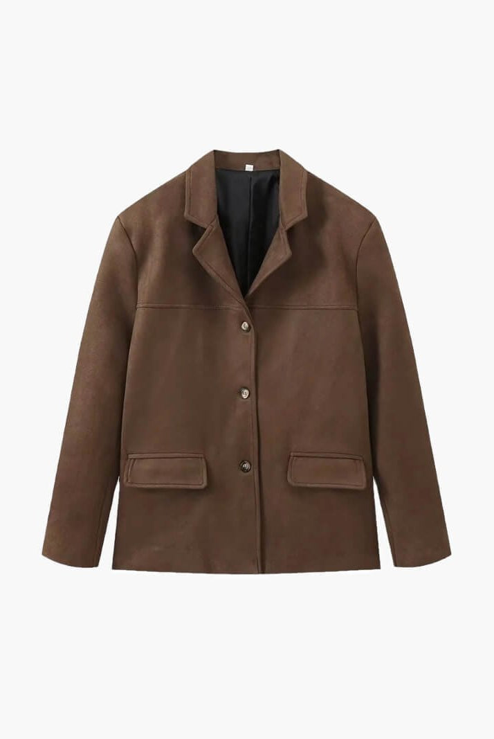 ZEYA - Reva Faux Suede Blazer