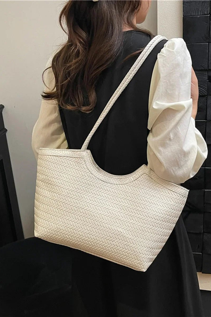 ZEYA - Romy Textured Weave Handbag