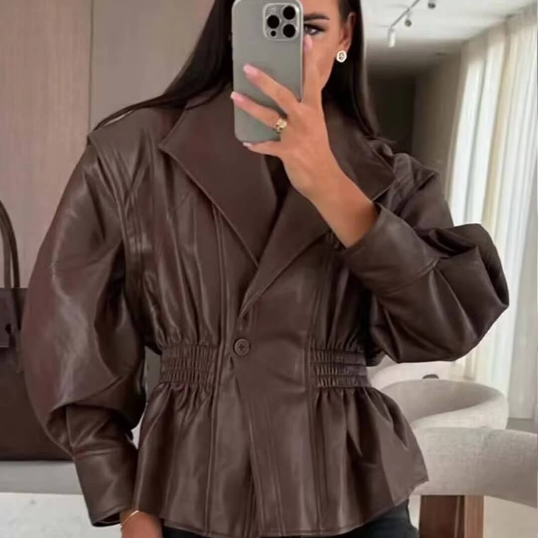 ZEYA - Rosalie Faux Leather Jacket