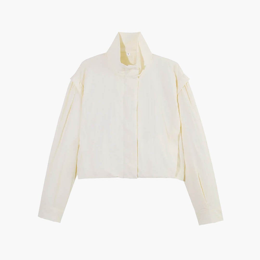 ZEYA - Roxana High Collar Cropped Jacket