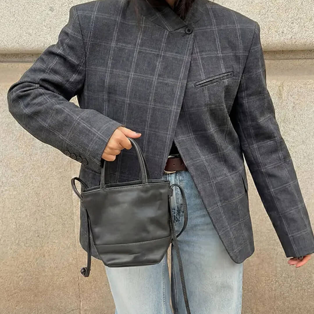 ZEYA - Selene Plaid Blazer Jacket