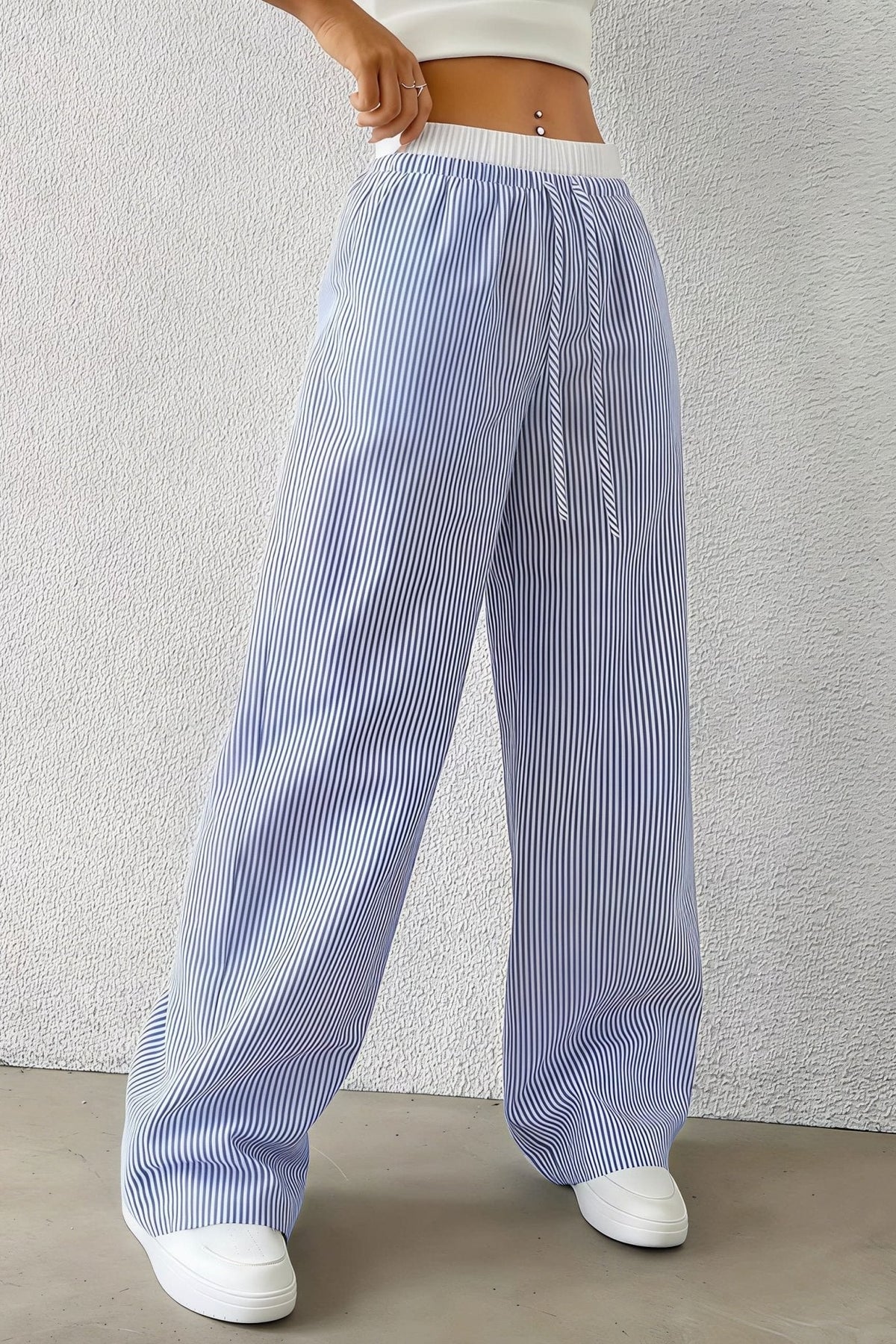 ZEYA - Solara Striped Straight Pants