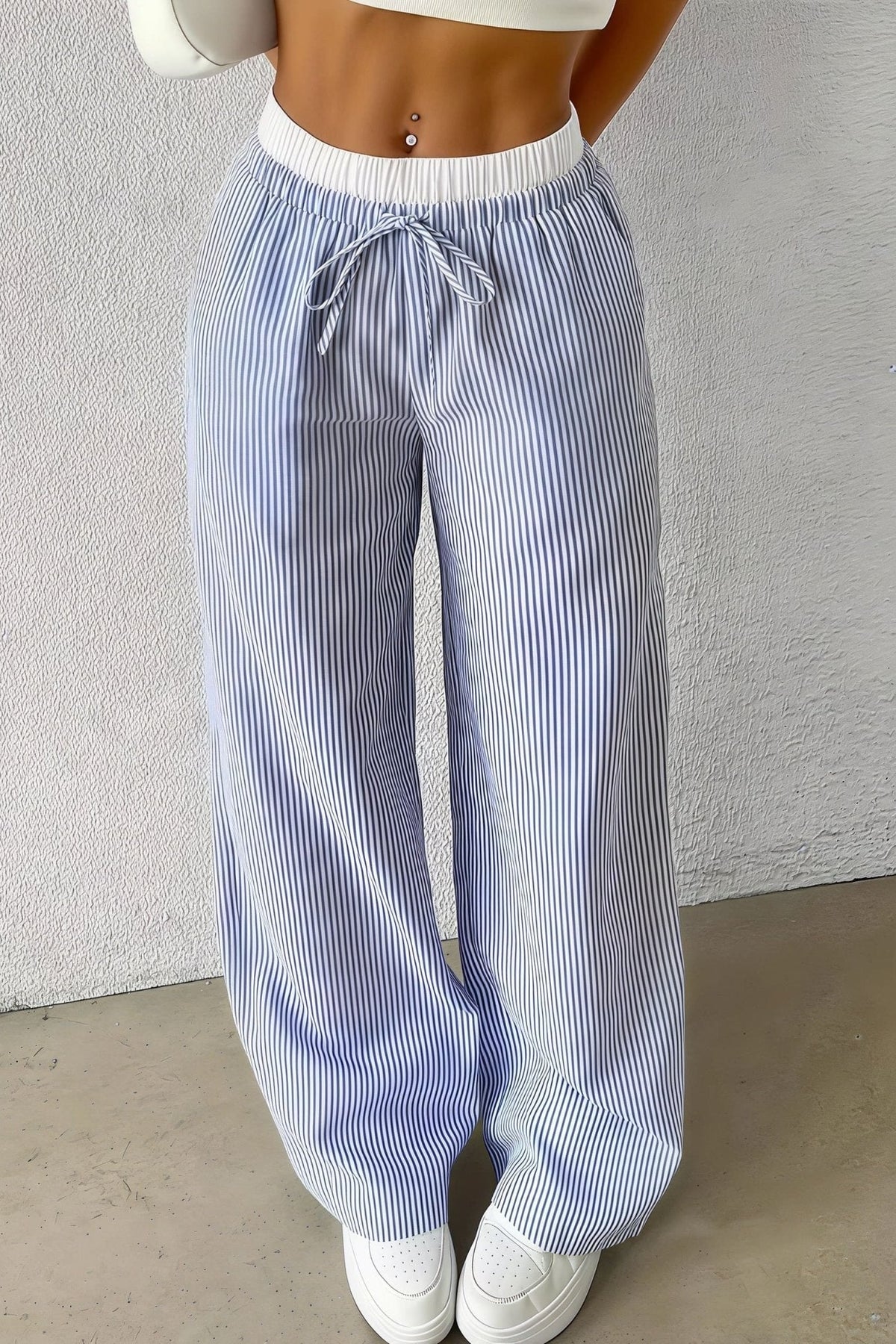 ZEYA - Solara Striped Straight Pants