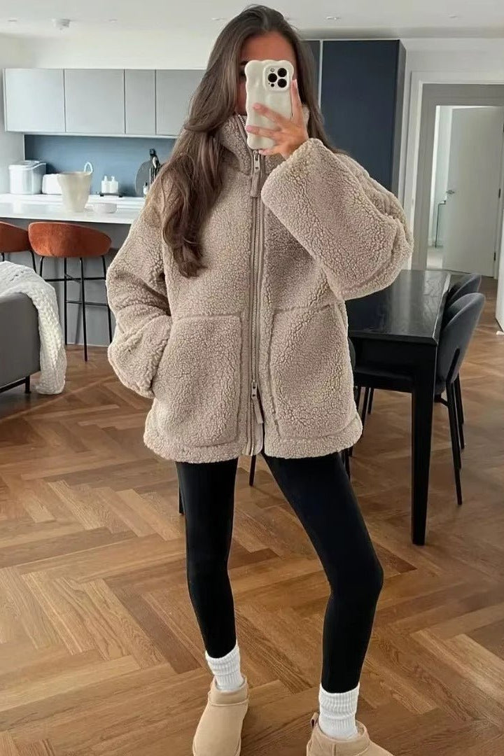 ZEYA - Suzette Zip Up Teddy Jacket