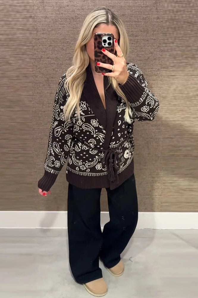ZEYA - Valerie Jacquard Knit Cardigan
