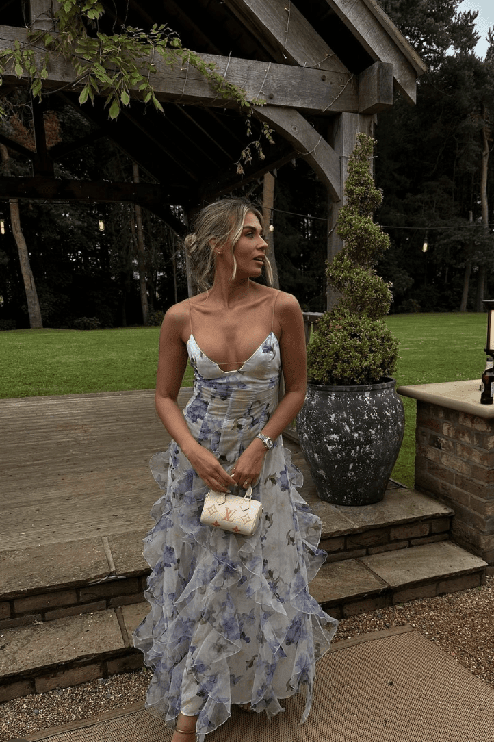 ZEYA - Winnie Floral Ruffle Maxi Dress