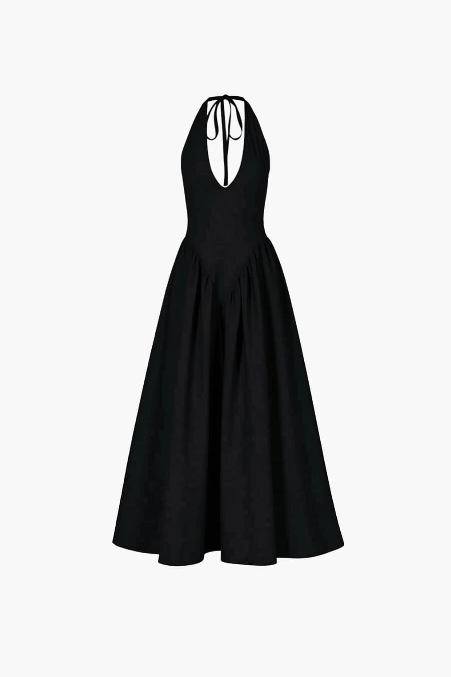 ZEYA - Ximena Deep Neck Maxi Dress