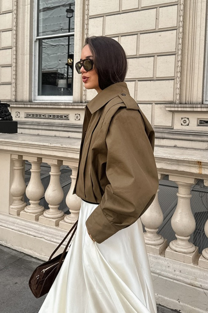 Anna Cropped Utility Jacket