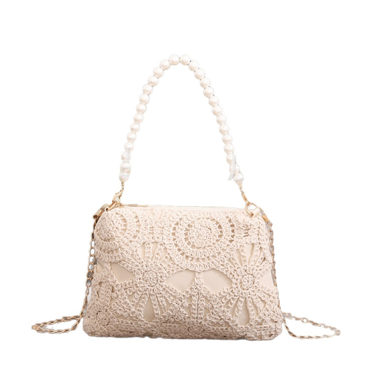 Iris Blumen Boho Clutch