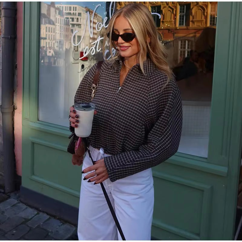Erica Houndstooth Wool Jacket