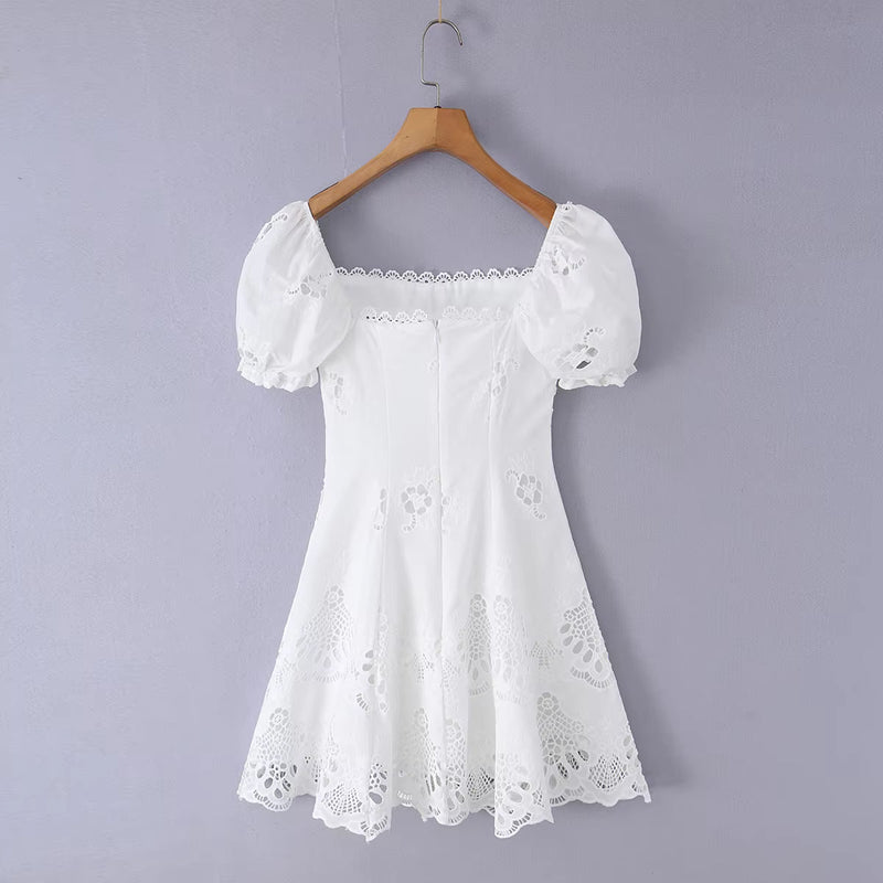 Audra Spitzen-Minikleid mit Cut-outs
