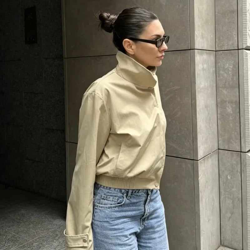 Carla High Neck Zip Jacket