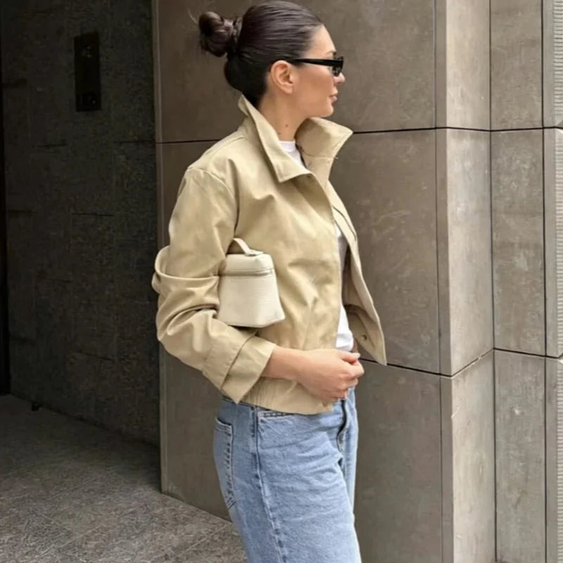 Carla High Neck Zip Jacket
